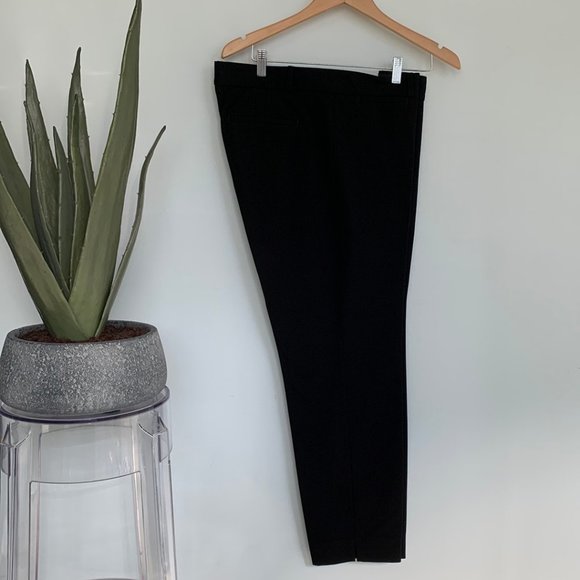 Banana Republic Sloan Slim Ankle Fit Pant black size 16 - Picture 4 of 13